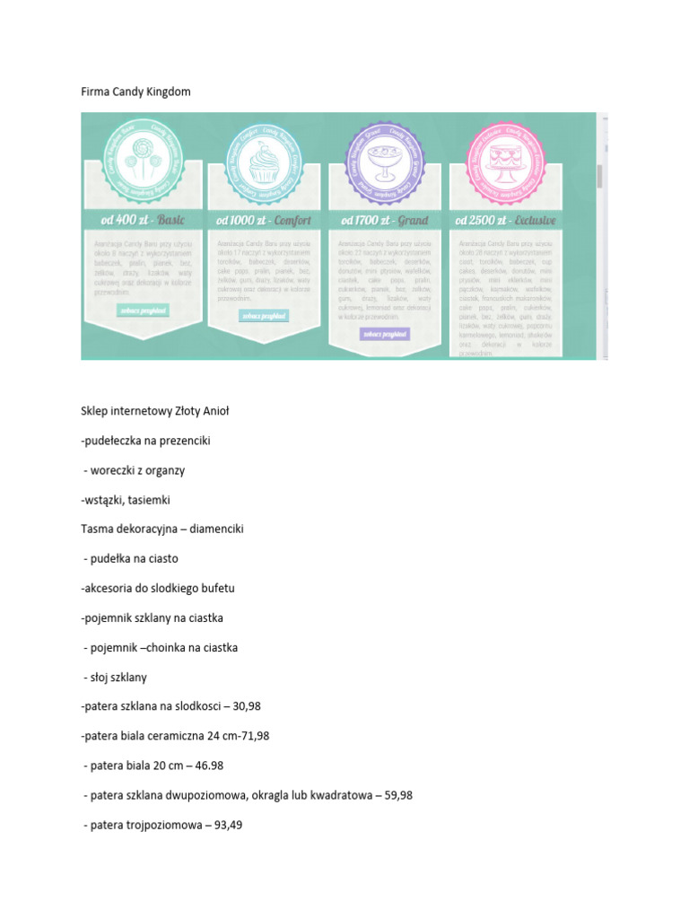 Candy bar | PDF