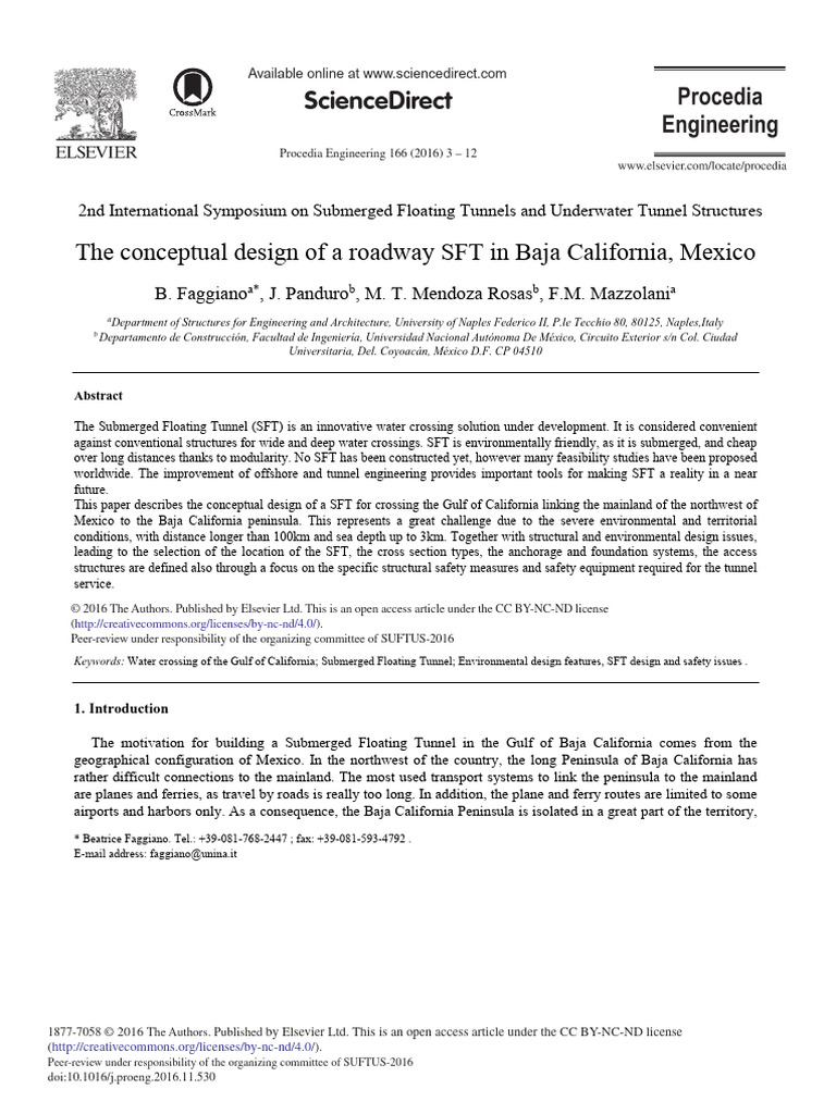 Baja California SFT Design Study | PDF | Sea | Oceanography
