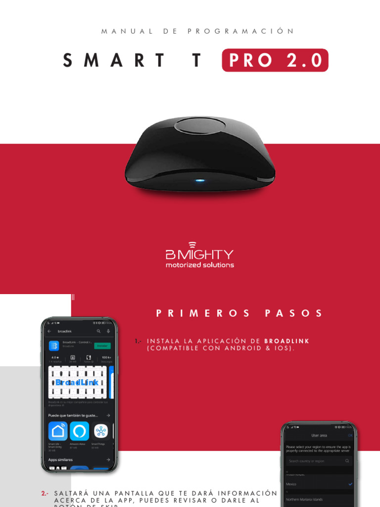 Manual de Programación Smart T Pro 2.0 | PDF