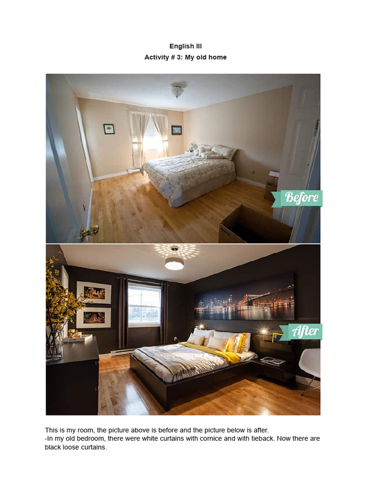 Transformations in My Old Bedroom | PDF