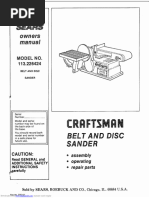 Disc Sander Safety Procedures | PDF | Glove | Personal Protective Equipment