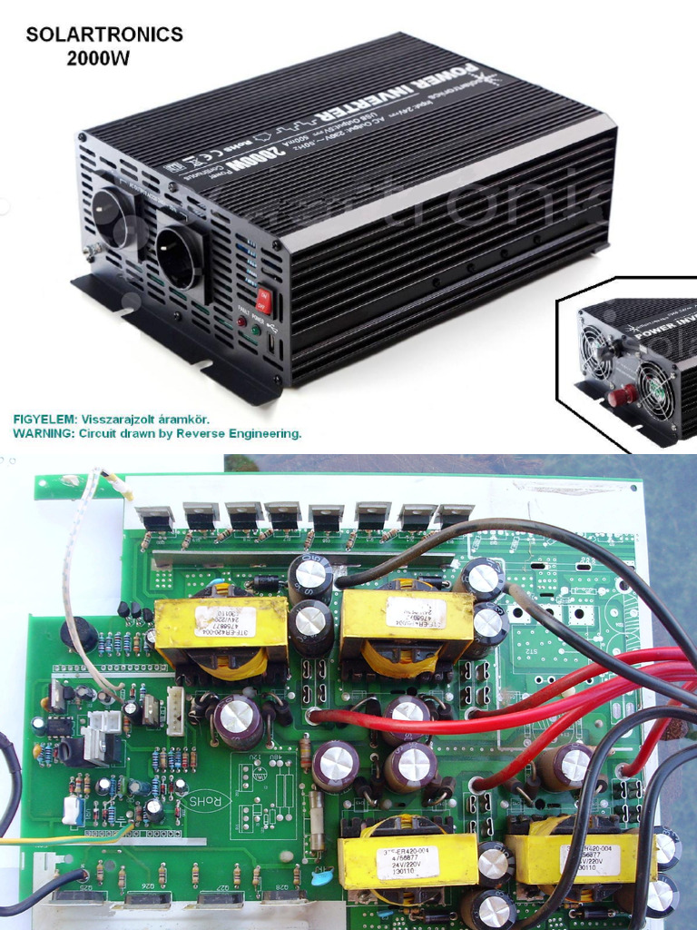 Solartronics 2000 - 24vdc To 230vac 2000w Inverter SCH | PDF