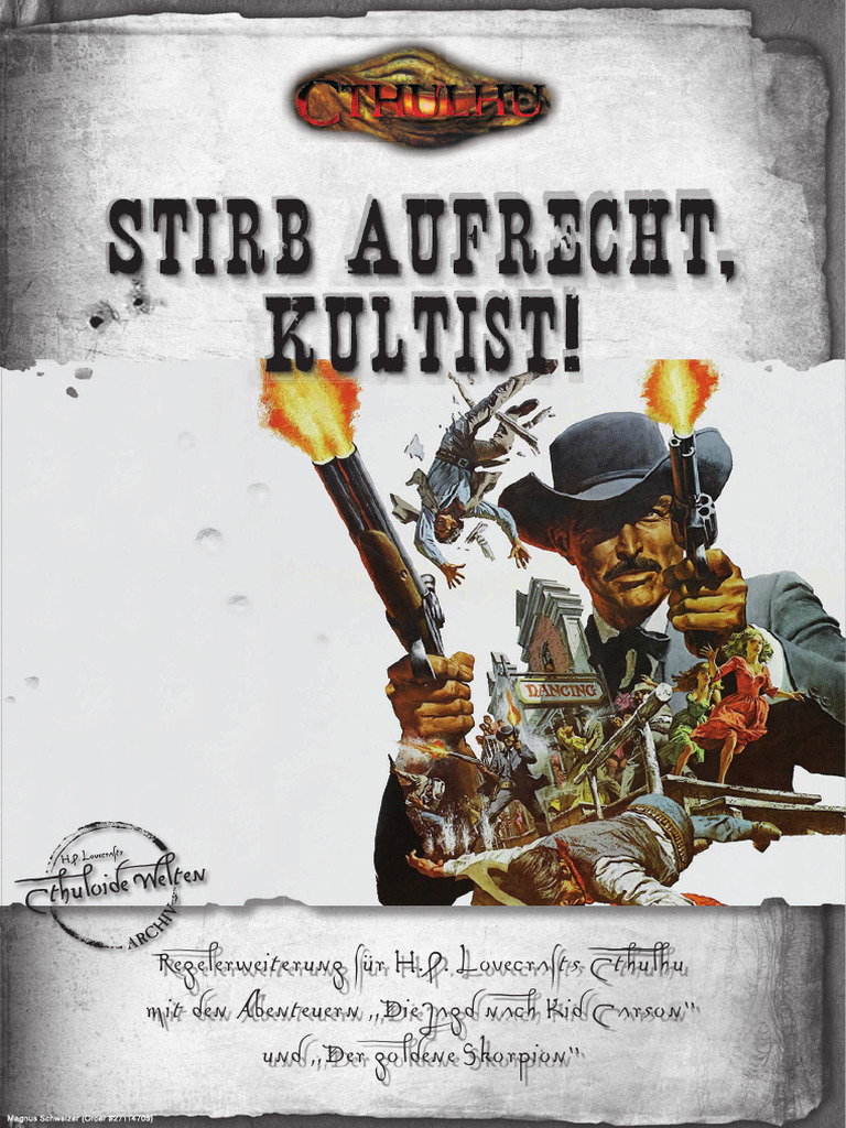 CTHULHU Stirb Aufrecht Kultist! (Wild West) | PDF