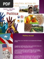 Aspectos de economía y política  Actual en pr