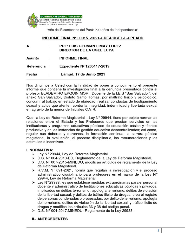 Inf 015 | PDF | Maestros
