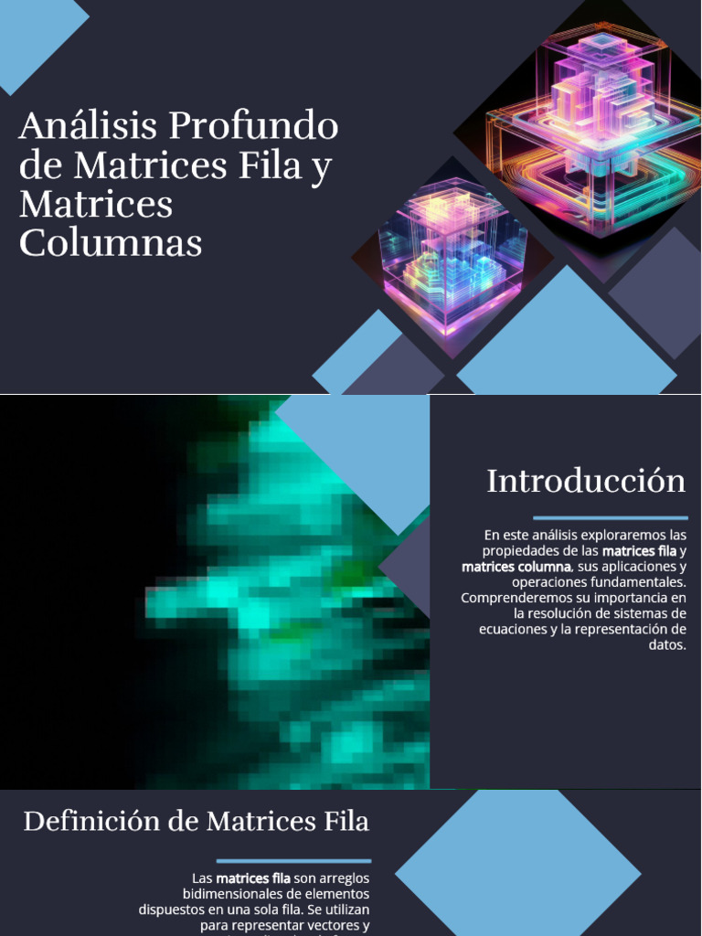 Wepik Analisis Profundo de Matrices Fila y Matrices Columnas ...
