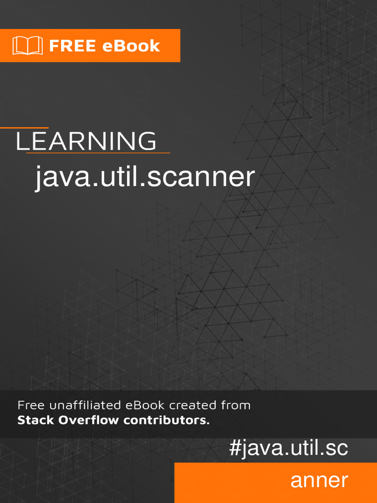 java-util-scanner | PDF | Image Scanner | Java (Programming Language)