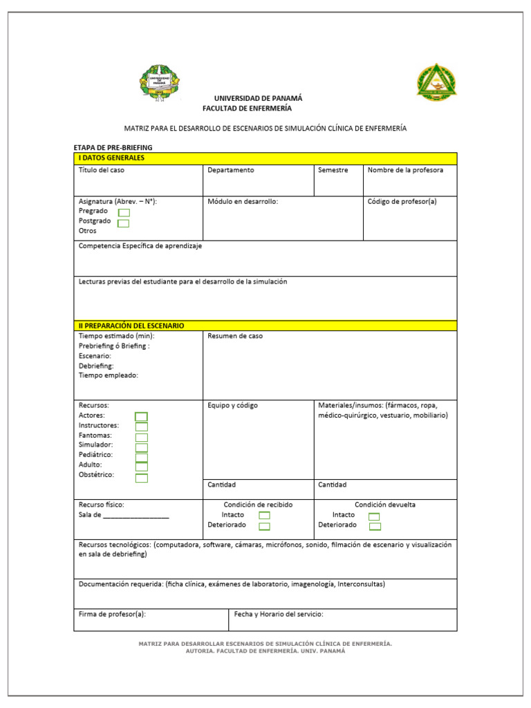 PLANTILLA DE SCAF CORREGIDO | PDF