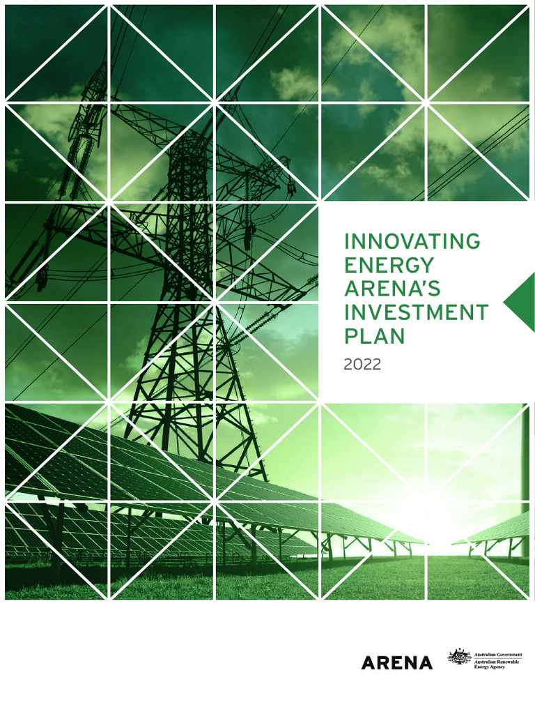2022arenainvestmentplan PDF Renewable Energy Solar Power