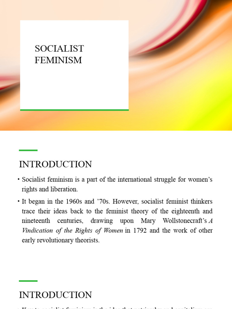 Socialist feminism vs liberal feminism on capitalism