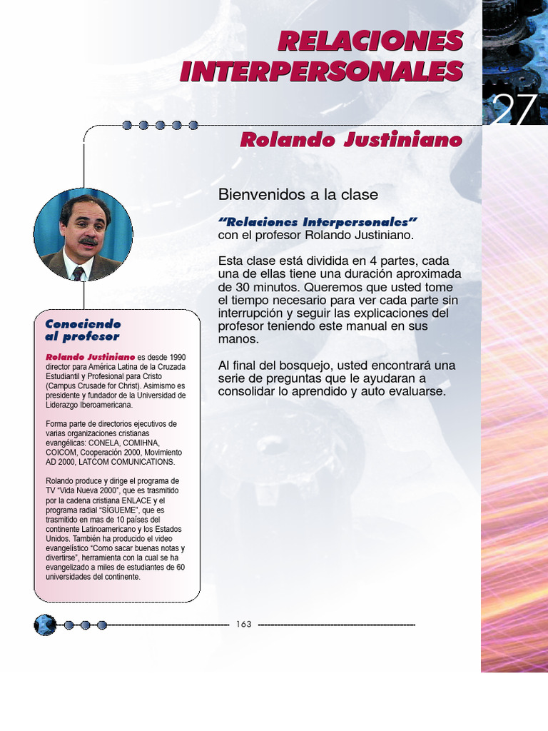 RELACIONES INTERPERSONALES (1) | Descargar gratis PDF | Liderazgo ...