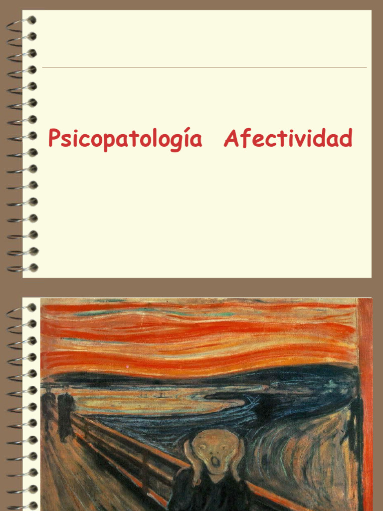 Psicopatología de la Afectividad: Ansiedad y Tristeza | PDF | Las ...