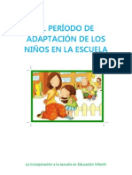 El período de adaptación en la escuela