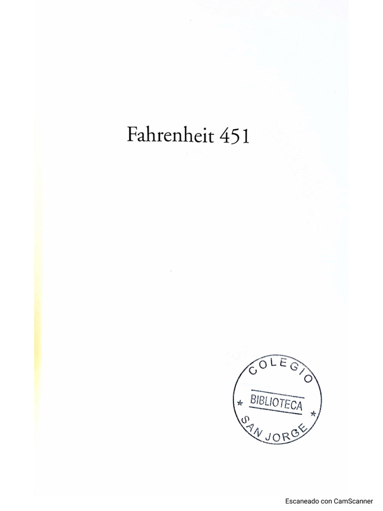 Fahrenheit 451 | PDF