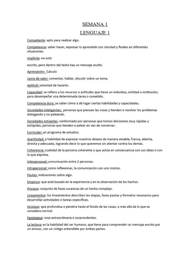 Conceptos Clave de Comunicación y Aprendizaje | PDF | Comunicación ...