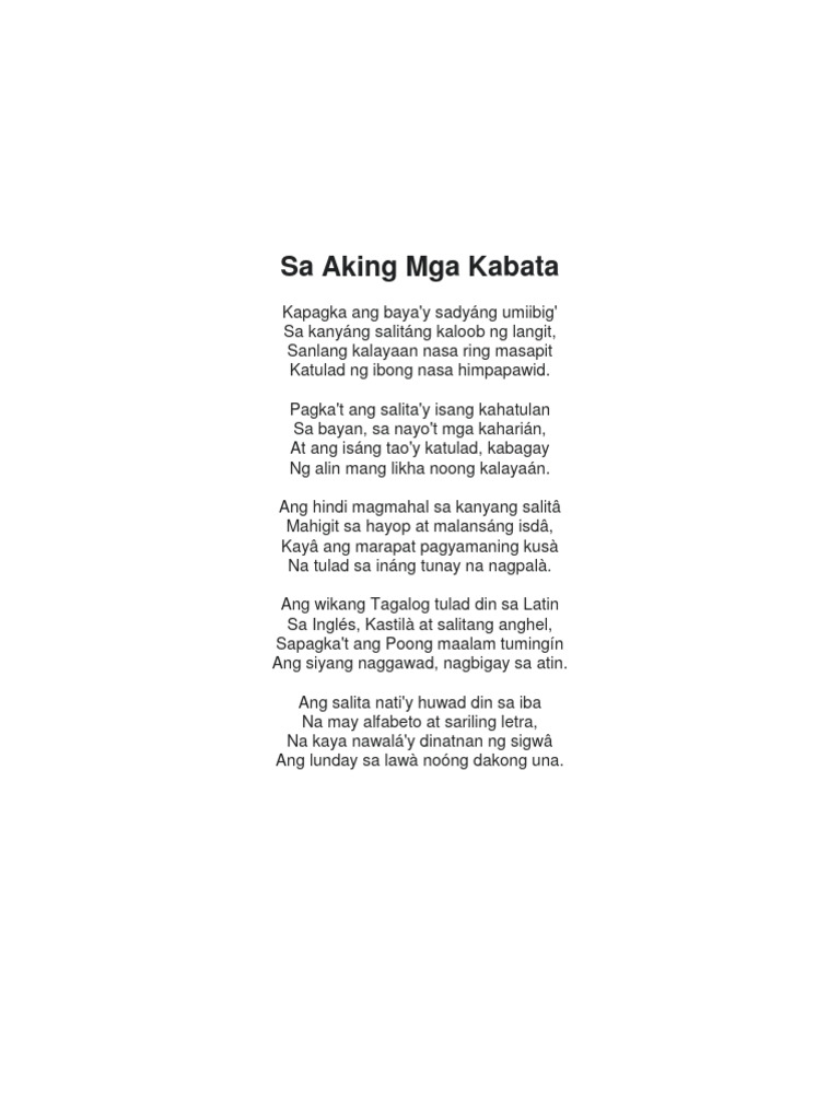 Rizal Poems Pdf Poetry