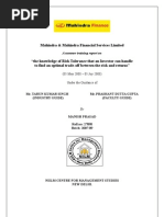 Download Mutual Fund Risk  Return by pmanish1203 SN7503222 doc pdf