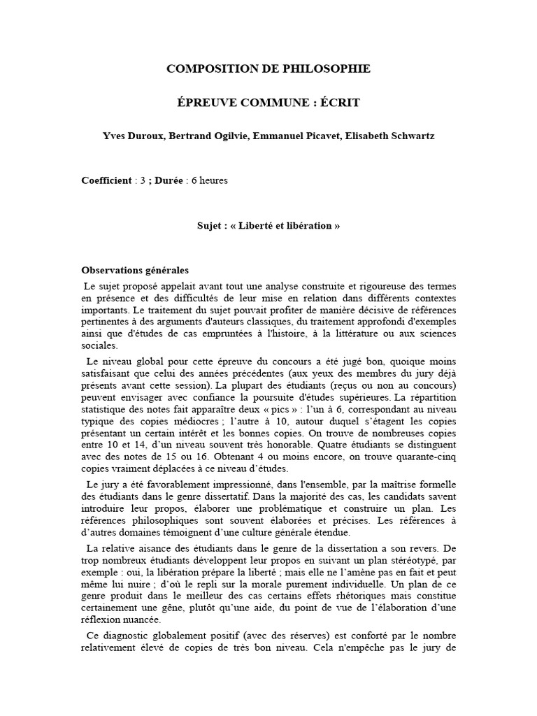 Analyse de la liberté en philosophie | PDF | Liberté | Science