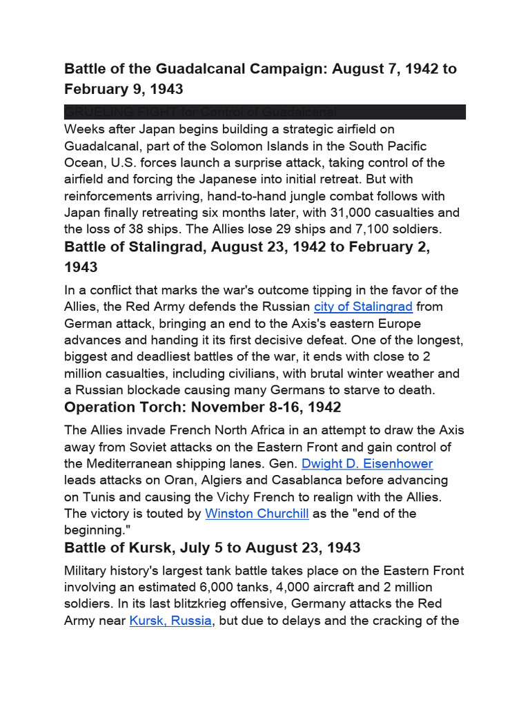 Class Notes (History) | PDF | Allies Of World War II | Wehrmacht