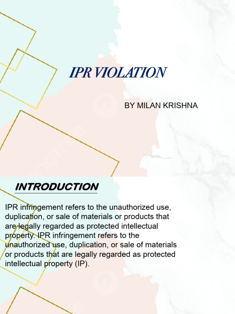 Understanding IPR and Plagiarism Issues | PDF | Law
