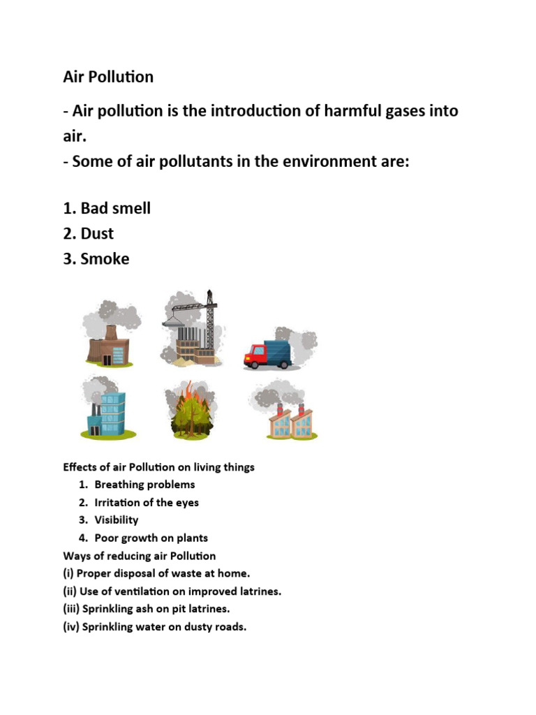 Air Pollution | PDF