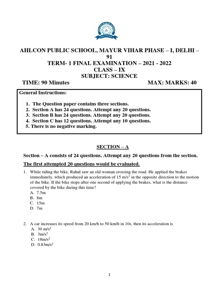 GRADE 9 SCIENCE SHORT NOTES PDF TERM 1 visual data 8