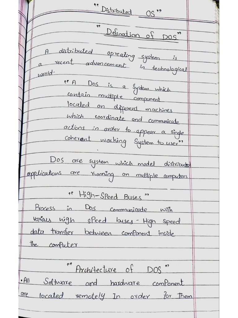 Distributed Opreating system | PDF