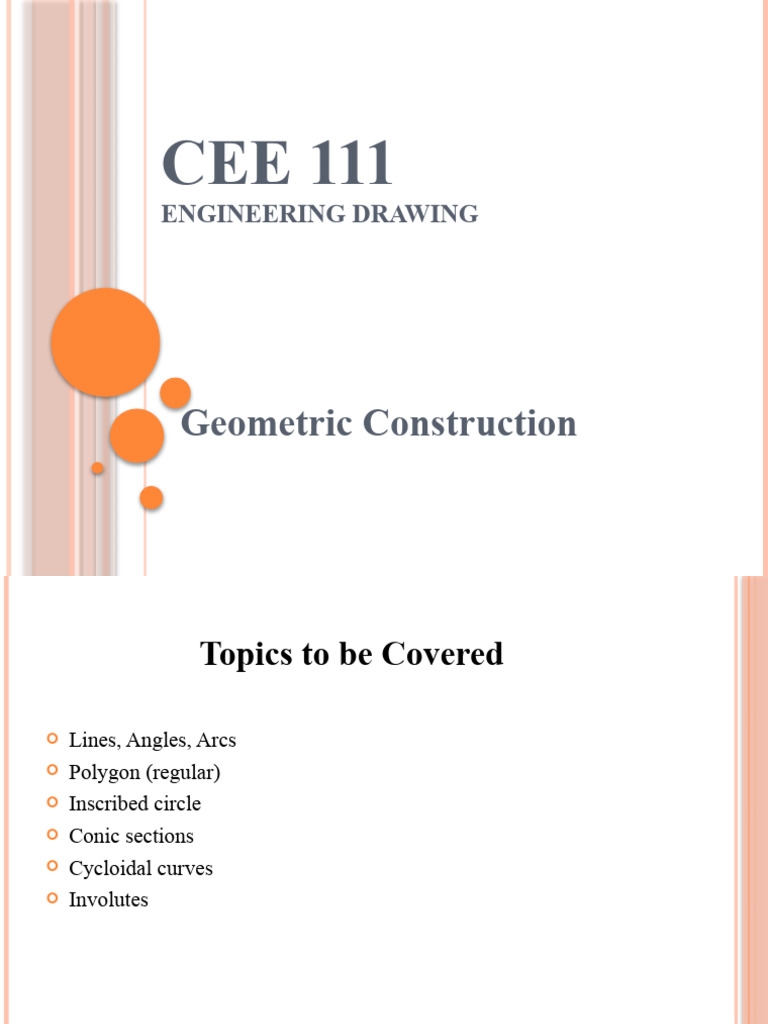 Geometric Construction 1 | PDF | Circle | Polygon
