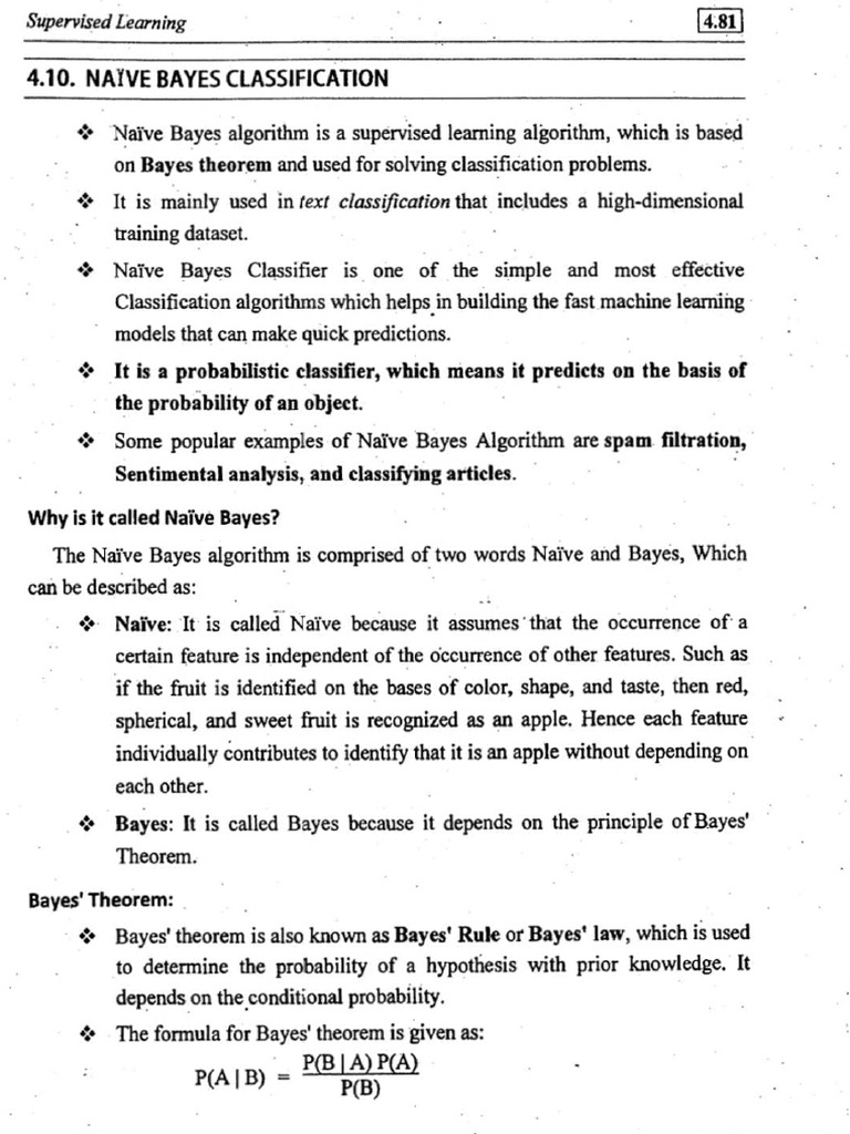 Naive Bayes Classification | PDF