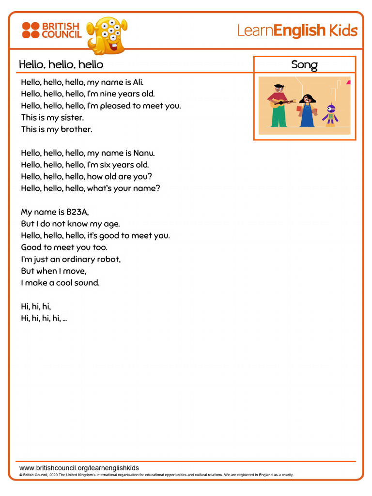 Songs hello hello hello lyrics pdf