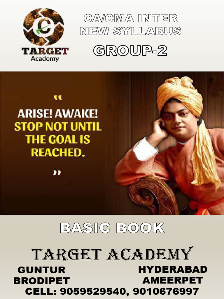 CA Cma Inter g2 Basic Book | PDF | Cost | Cost Accounting