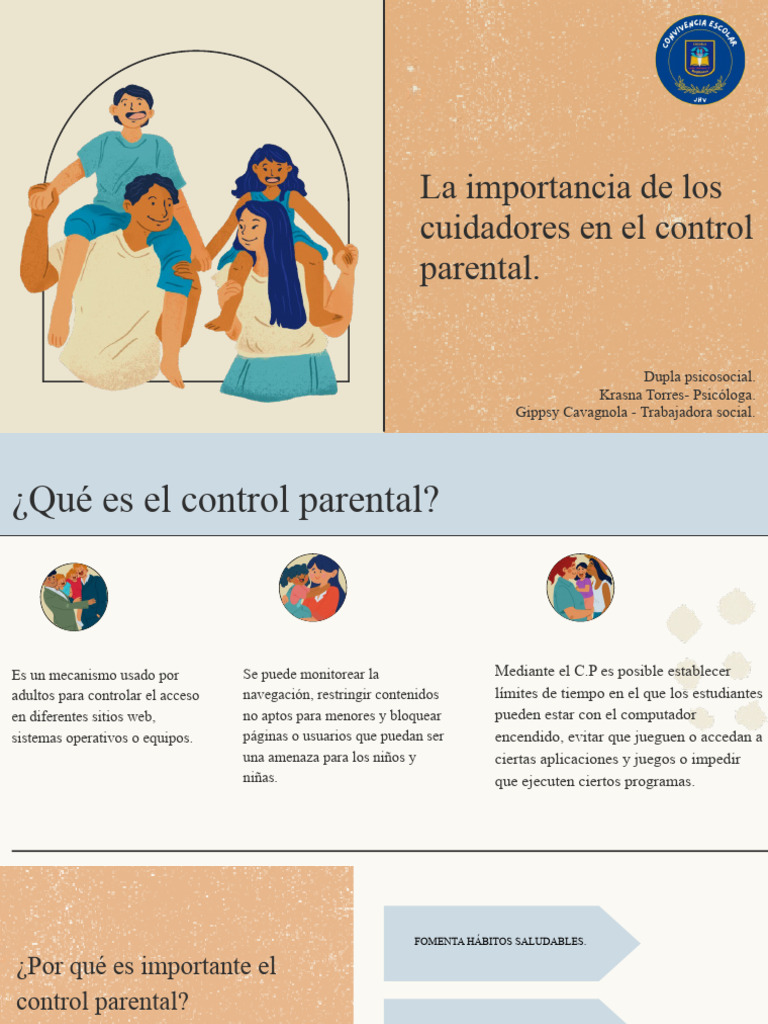 La importancia de los cuidadores en el control parental. | PDF ...