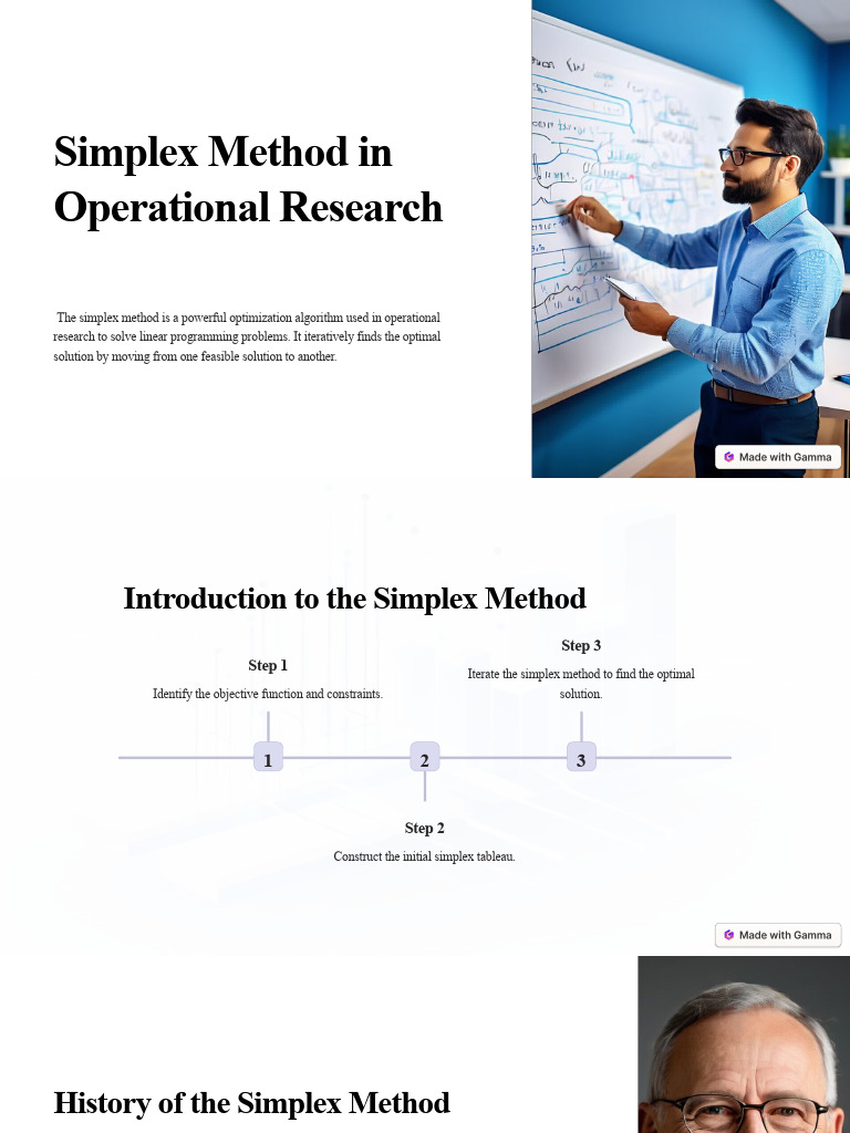 Simplex Method in Operational Research | PDF | Mathematical ...