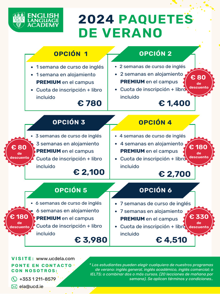 Spanish 2024 Paquetes de Verano | PDF