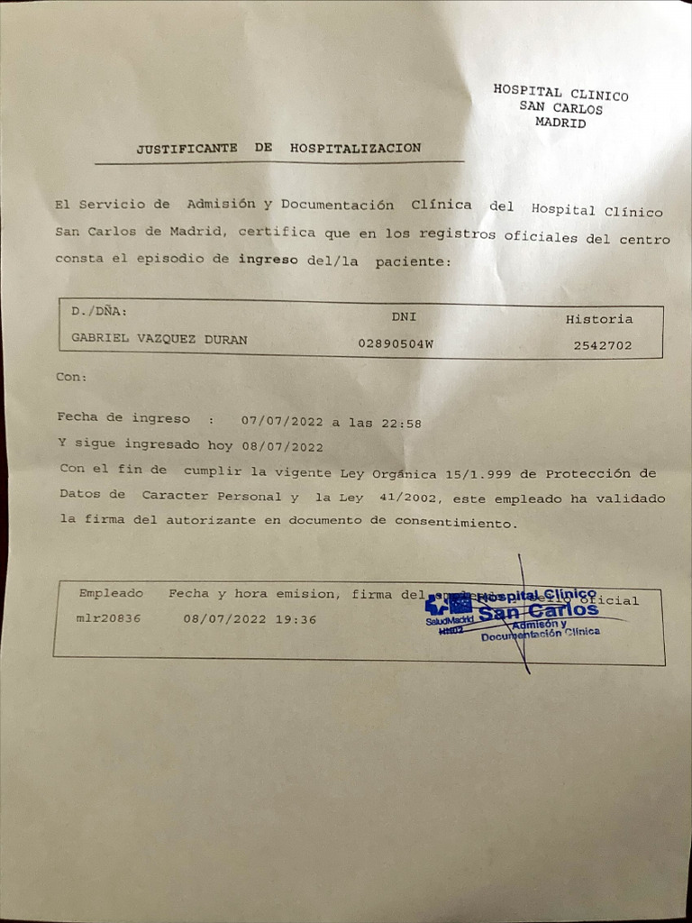 Justificante | PDF