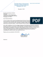 2011-12-07 Barney Frank Letter to Spencer Bachus Re Ally Financial