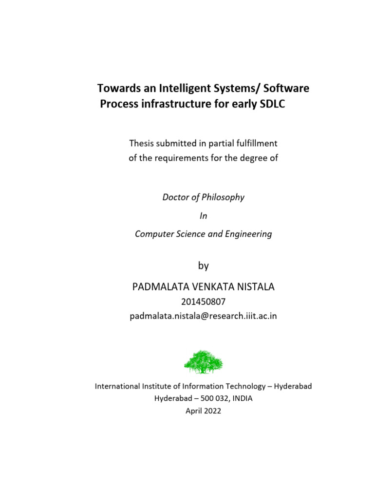 Padma iSPIN Final Thesis Apr 2022 | PDF | Software Development Process ...
