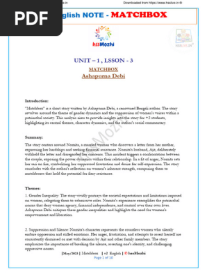 Hsslive Xii Eng Chapt 3 MatchBox(1)