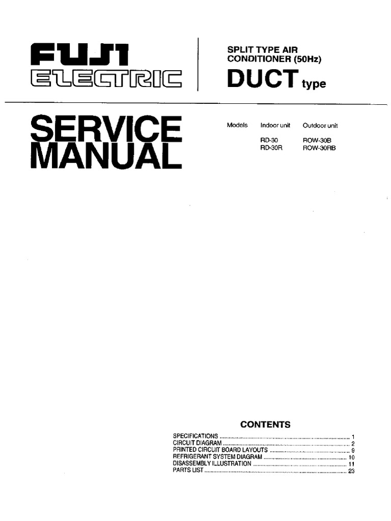 Fujitsu rd-30 Row-30b rd-30r Row-30rb | PDF