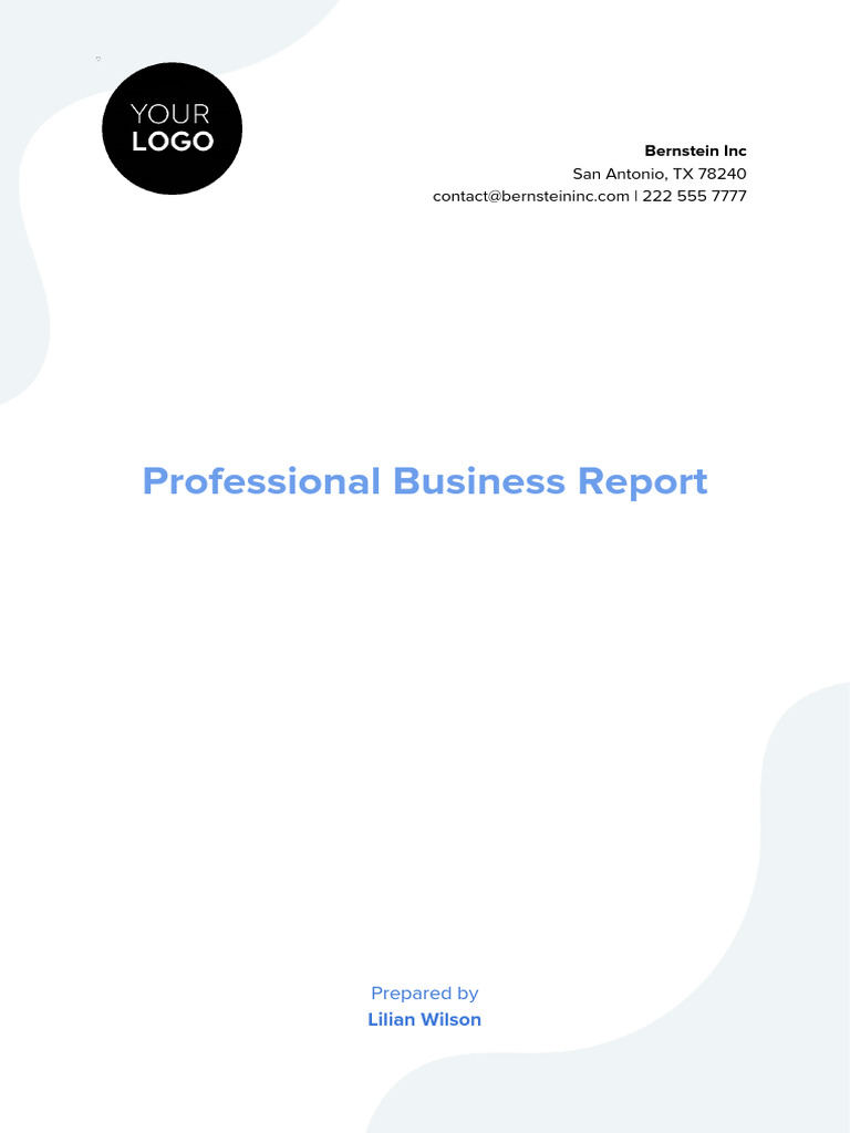 Sample vendor research report