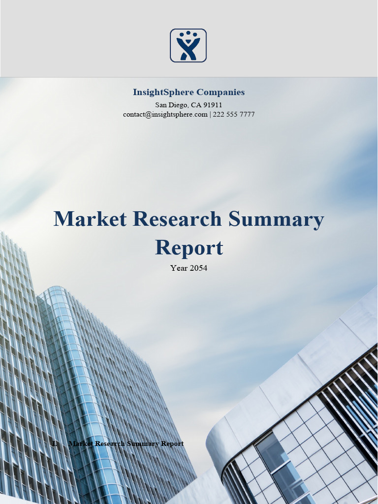 Summary Report Template | PDF | Focus Group | Consumer Behaviour