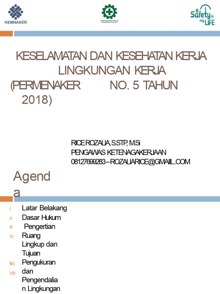 Panduan K3 Lingkungan Kerja 2018 | PDF