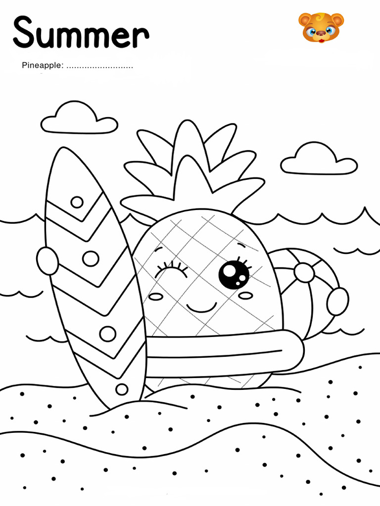 Summer Coloring Pages 02 | PDF