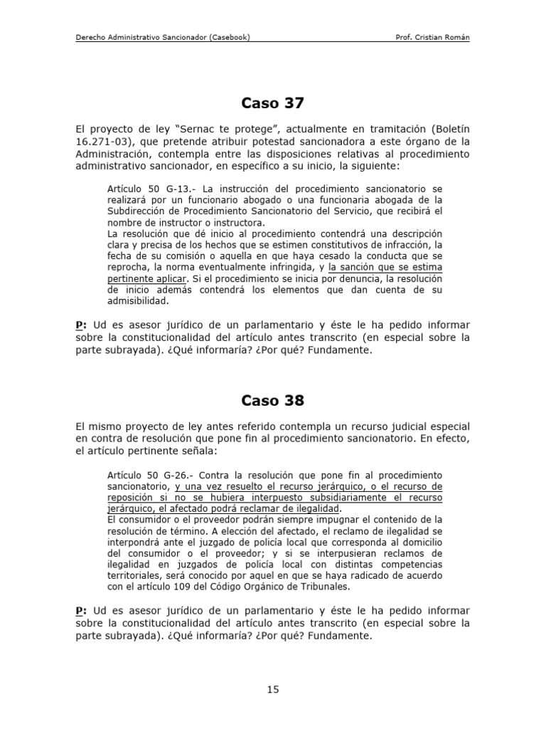 DAS Casebook Casos 37 48 | PDF | Multa (pena) | Regulación