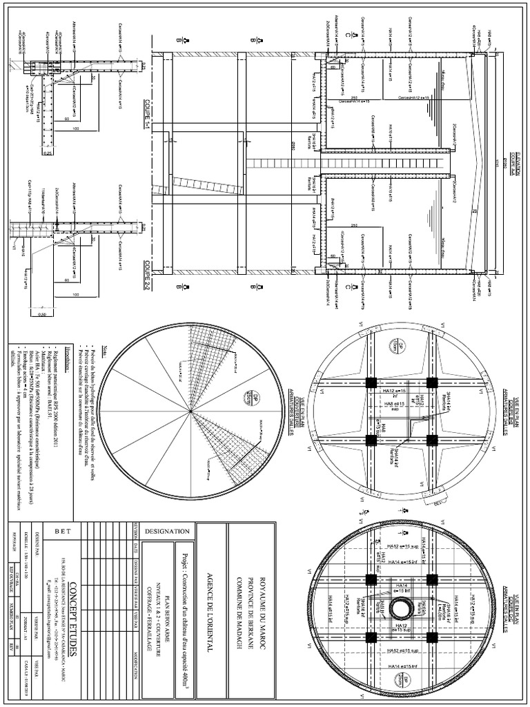 2 Chateau D Eau Plan Ba 02 Rev 00 Pdf