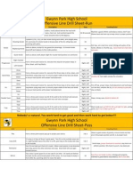 Drill Sheet 2009-USA Football