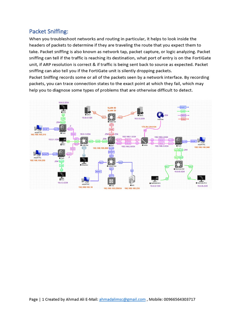 Packet Sniffing Techniques and Tools | PDF | Network Packet | Network ...