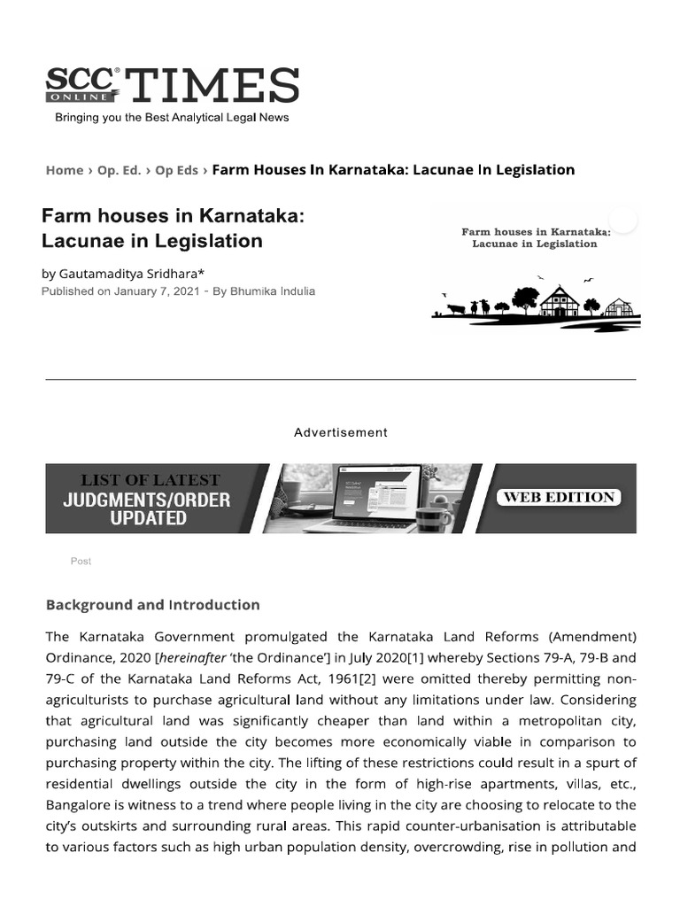 Farm House | PDF