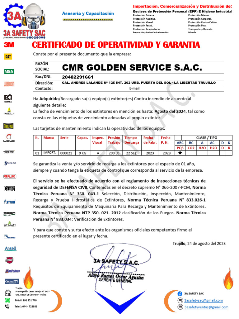 24 08 cert op cmr golden service sac 230904 194222 pdf la