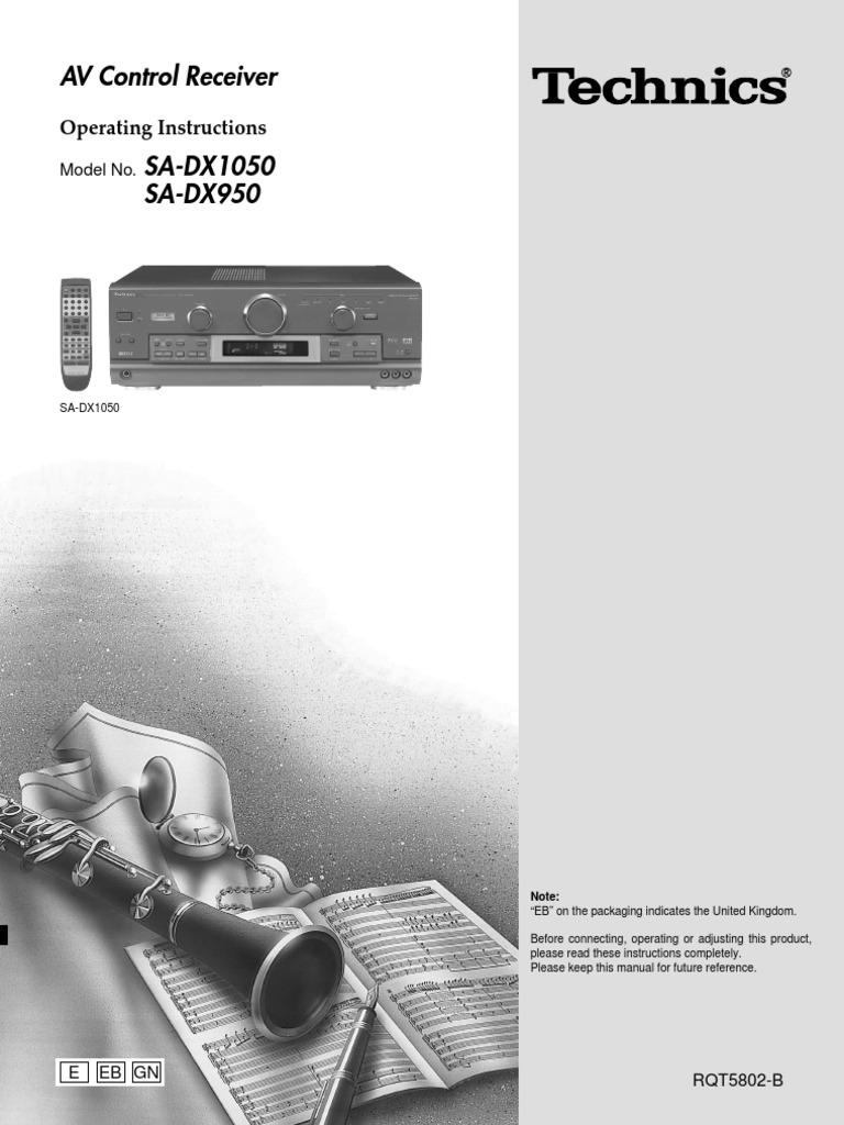 AV Control Receiver: Operating Instructions | PDF | Ac Power Plugs And ...